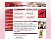 Tablet Screenshot of isotrabajo.org